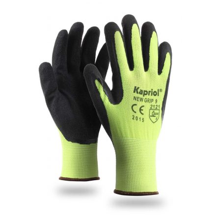 Kapriol New Grip védőkesztyű sárga-fekete 9