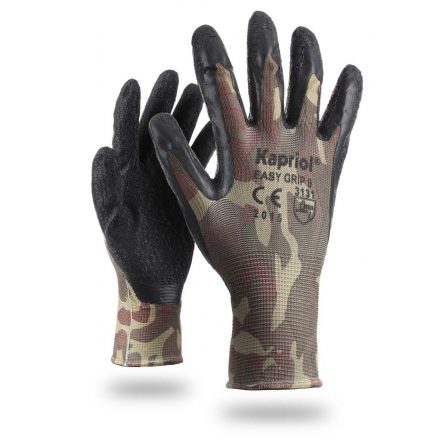 Kapriol Easy Grip védőkesztyű terepszínű 9