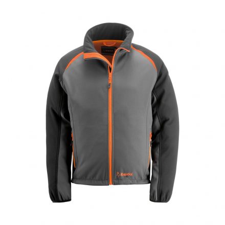 Kapriol EVO Soft Shell dzseki szürke/narancs M