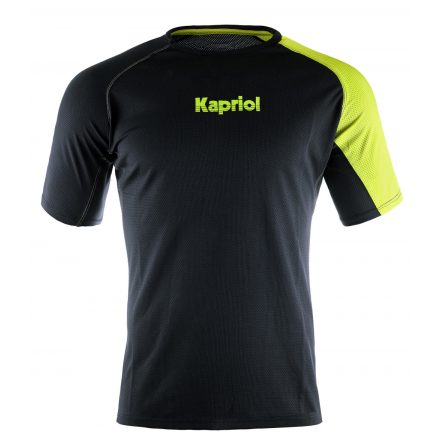 Kapriol Quick Dry póló fekete/sárga XL